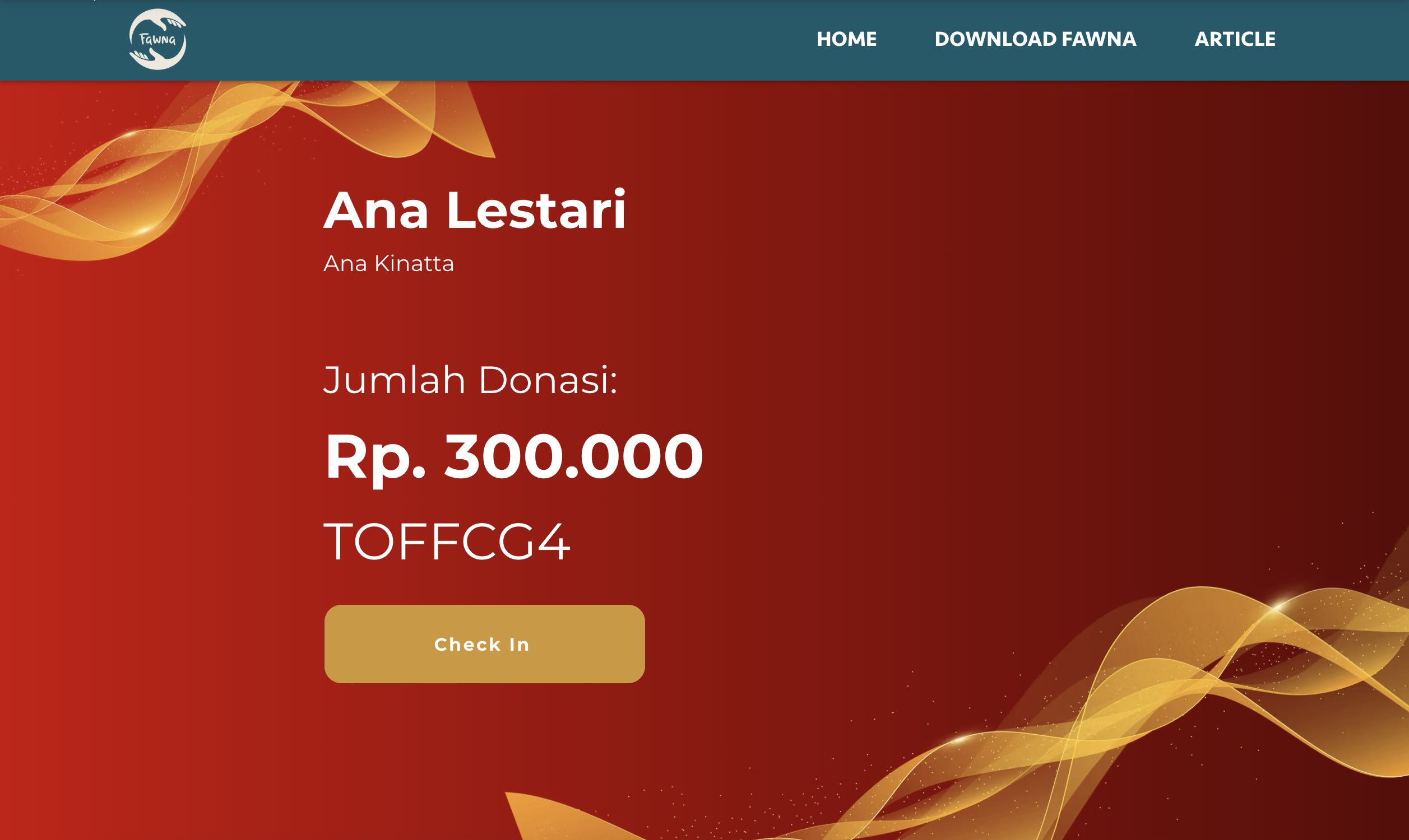 Fawna Online Ticketing